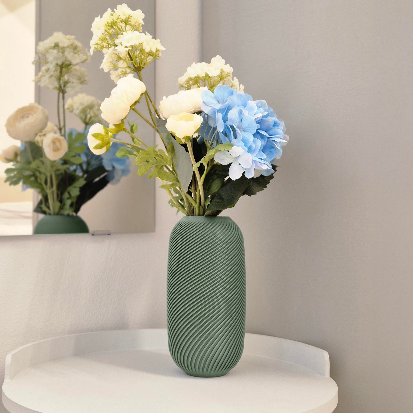 Vaso portafiori Nami in colorazione verde