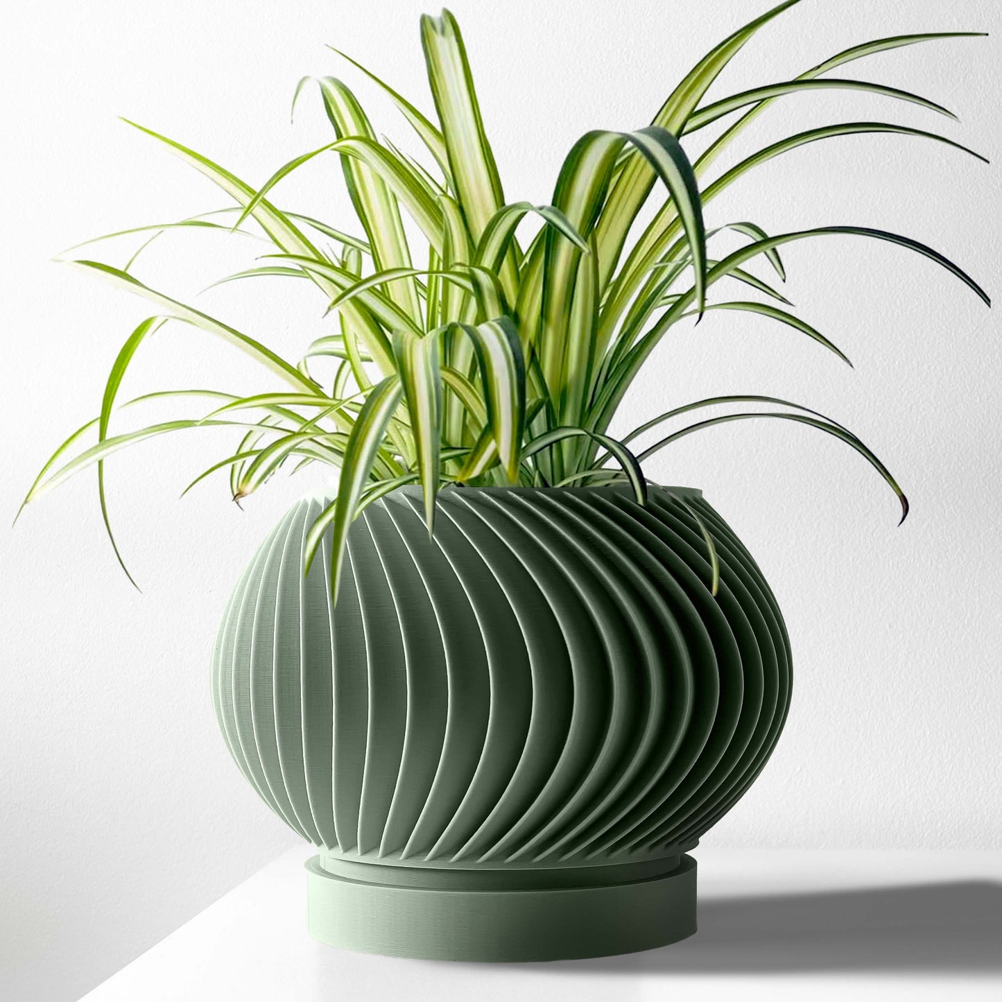 Vaso Caleth di design Verde