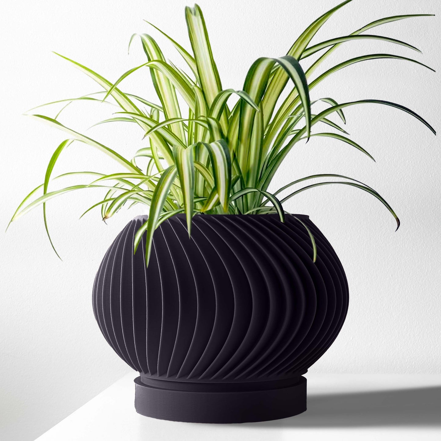 Vaso Caleth di design Nero