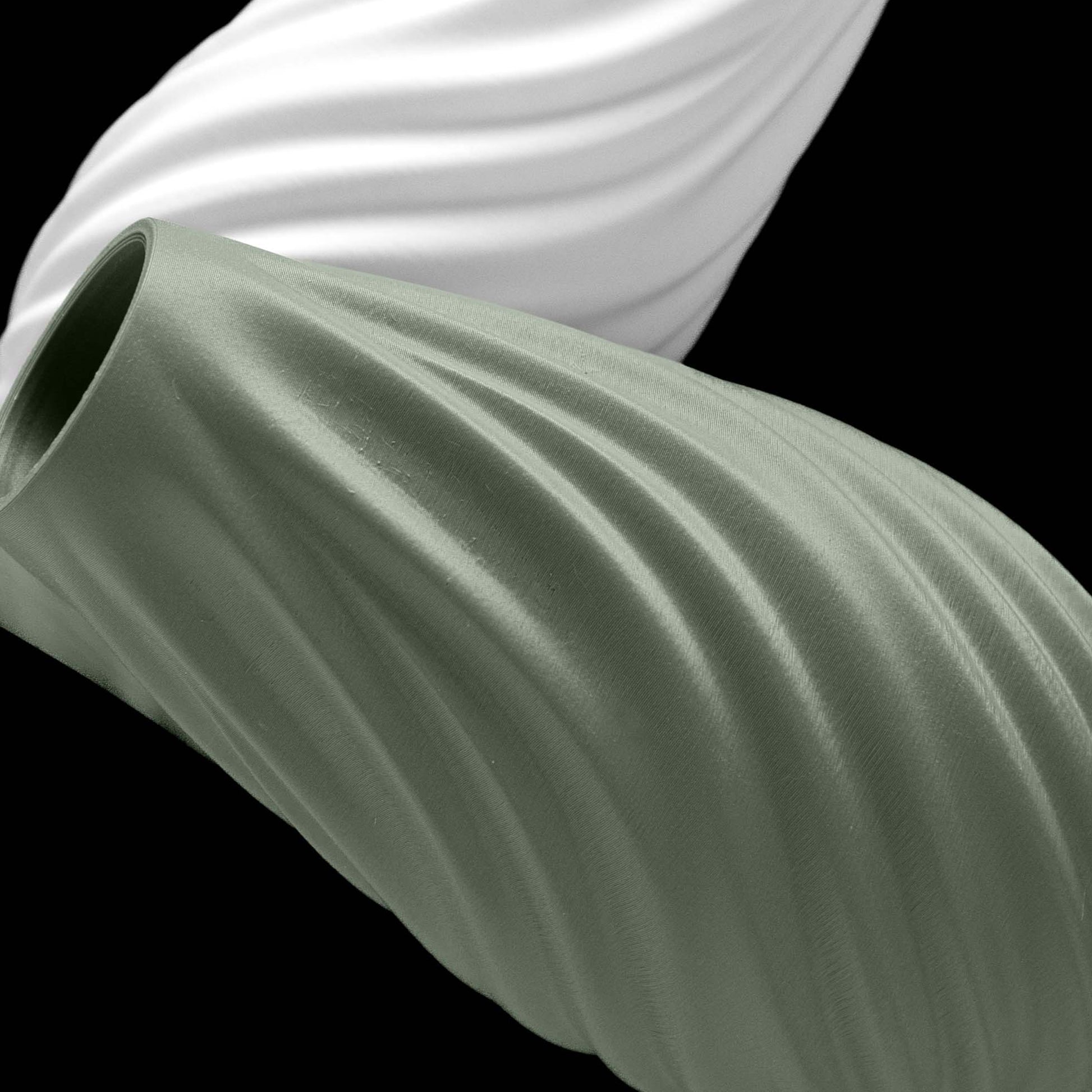 Vaso di design sinuoso in PLA ecologico