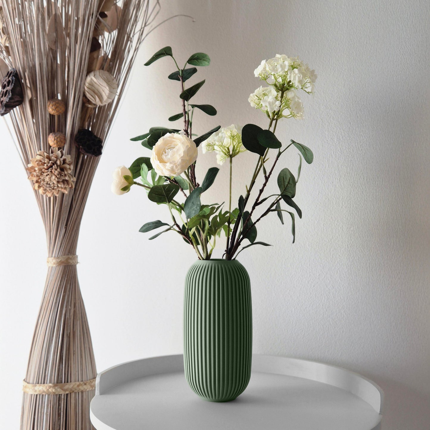 Vaso Kiri elegante e moderno in colorazione verde