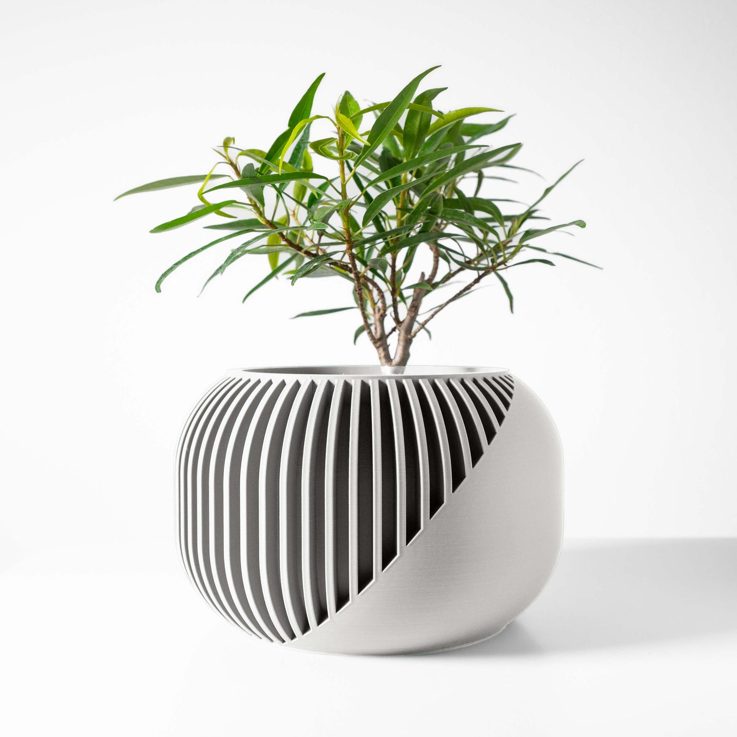 Vaso Narvo di Design Moderno Bianco