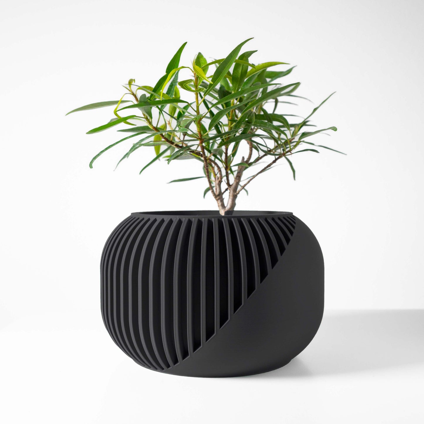 Vaso Narvo di Design Moderno Nero