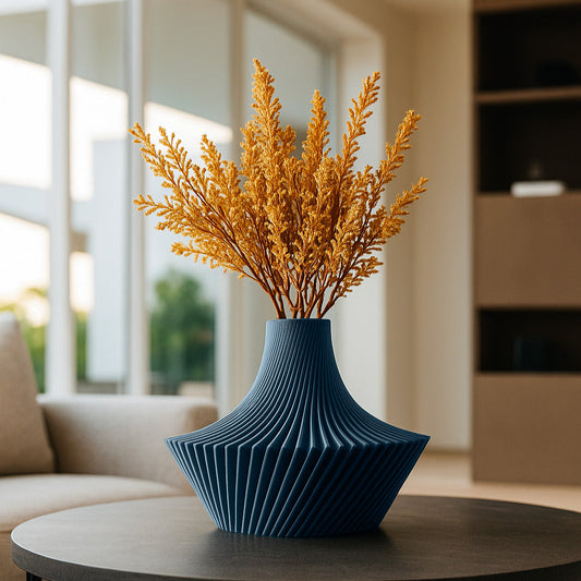 Vaso dalla linea unica per l'arredamento di spazi moderni