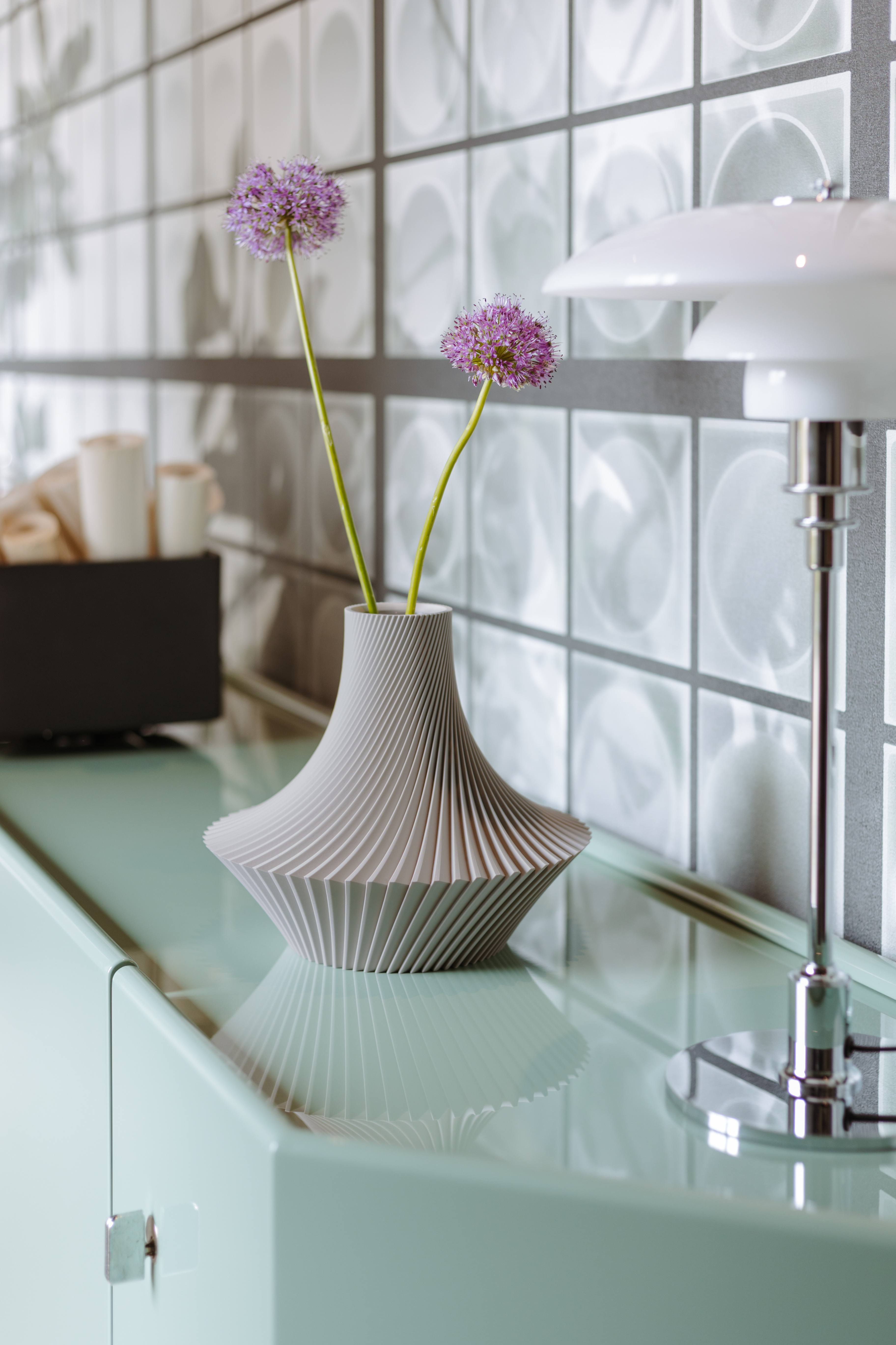 Vaso tortora Haku ambientata