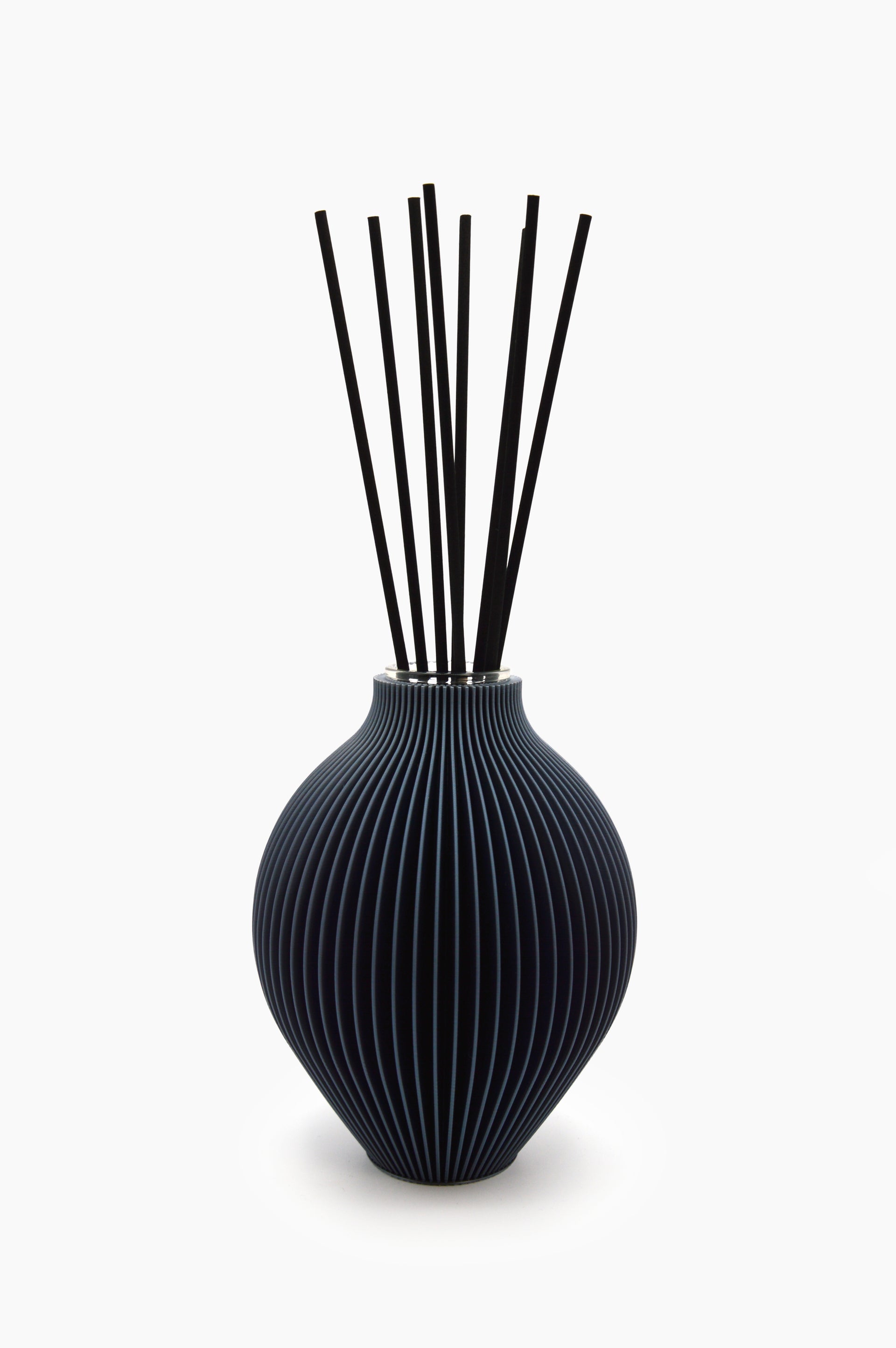 Diffusore di profumo con bastoncini e fiala in vetro