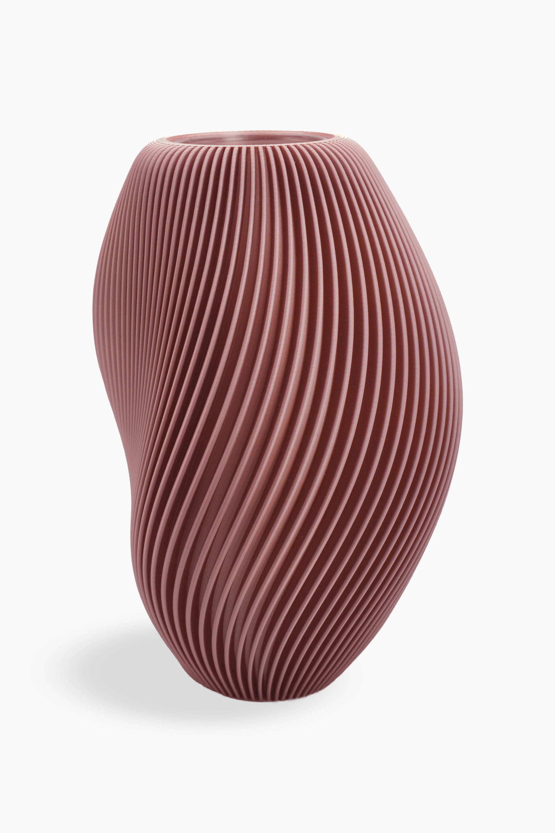 Vaso di design moderno ed elegante rosa malva